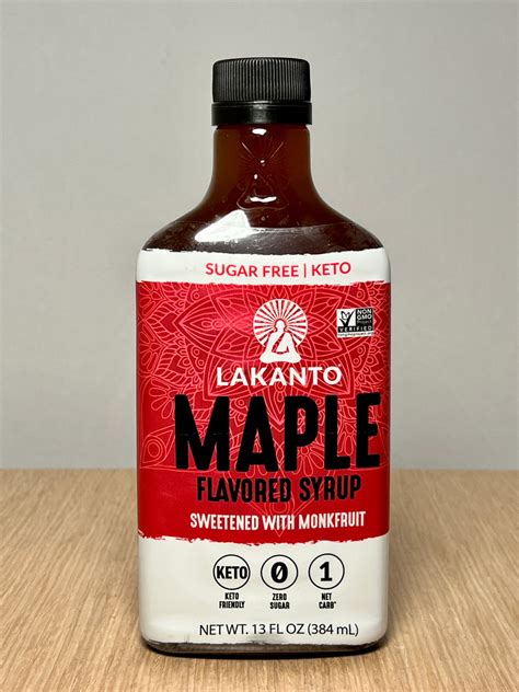 Lakanto Sugar Free Maple Syrup 13oz bottle – Stateside Crafts