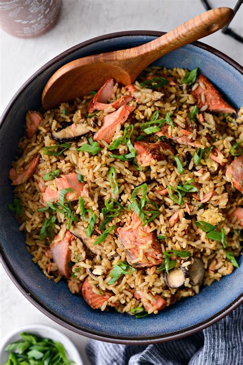 Salmon Fried Rice - Simply Scratch