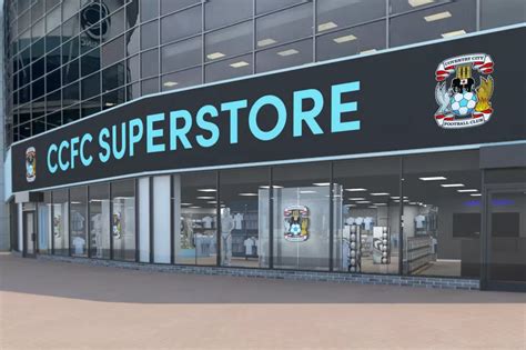 Coventry City FC's new superstore opens without 23/24 home shirts after delivery delay ...