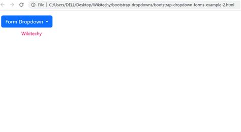 Bootstrap Dropdowns - How to Create Dropdown Menu with Bootstrap 5 ...