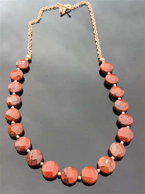 Red jasper necklace