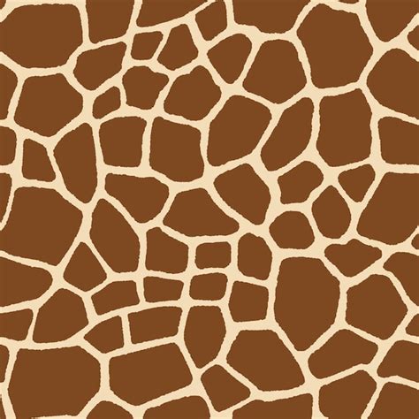 Premium Vector | Seamless pattern with giraffe spots