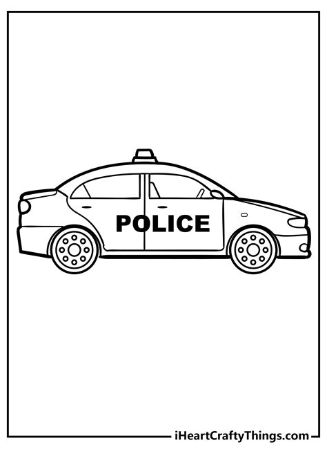 Unique Police Car Coloring Page Pictures ~ Coloring Page