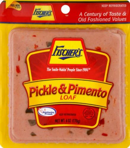 Fischer's Pickle & Pimento Loaf, 6 oz - QFC