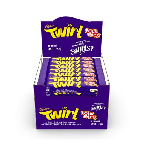 Cadbury Twirl Four Pack 58G – My Sweeties