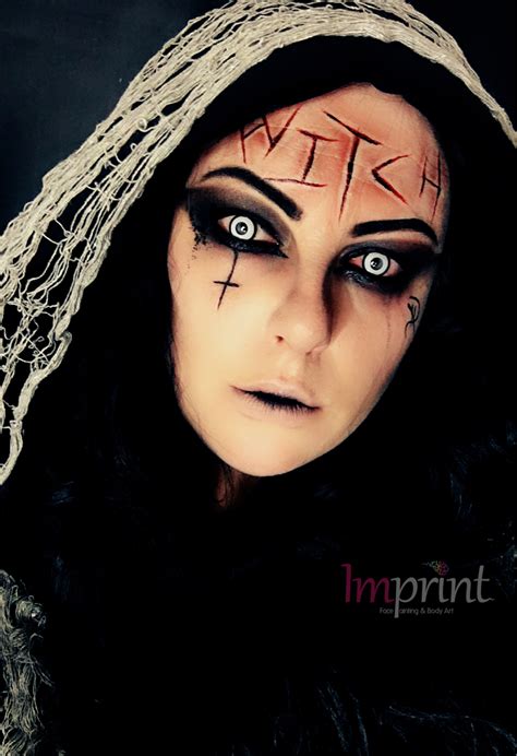 Possessed Witch By IMPRINT FACE PAINTING Artist Zoe Billows | Halloween ...