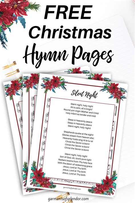 Free Printable Christmas Hymns