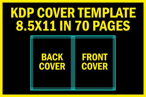 KDP Cover Template 8.5X11 in 70 Pages Graphic by POD Resources ...