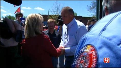 OK Governor Tours Tornado Damage In Quapaw