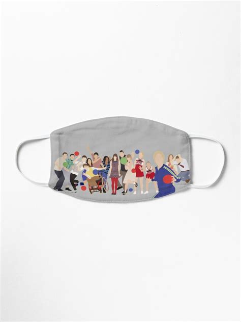 "Glee Characters" Mask by JumpingHelen | Redbubble