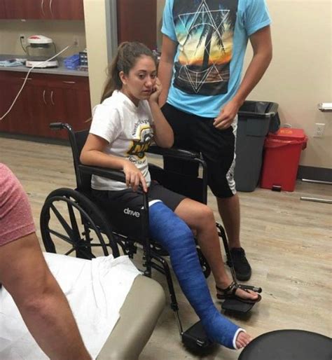 The look when you are told your broken leg won't heal properly and an above knee amputation is ...