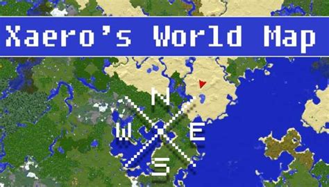 Xaero's World Map Mod (1.20.5 - 1.19.4 - 1.18.2) Download