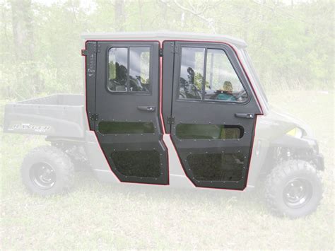 Full Steel Doors By Armor Tech for Polaris Ranger Mid Size 570 Crew ...