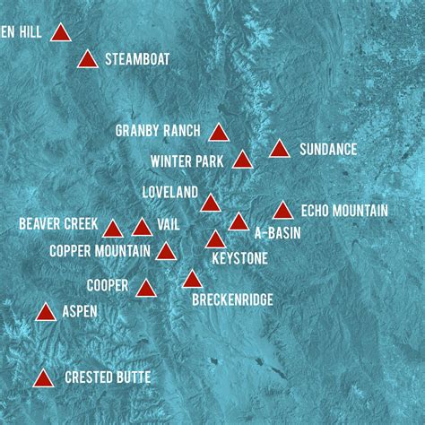 Printable Map Of Colorado Ski Resorts