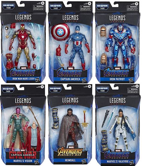 Buy Avengers: Endgame Marvel Legends Wave 3 Set of 6 Figures (Thor BAF ...