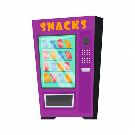 Snack, vending, machine, flat, icon, technology, service icon - Download on Iconfinder