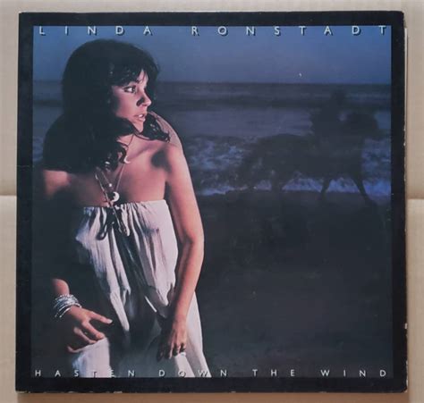 US盤CSMプレス見開きジャケLP Linda Ronstadt Hasten Down The Wind 7E-1072 Asylum 1976年 リンダ ロンシュタット / 風にさらわれた ...