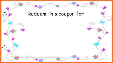 editable free printable coupon template | Templates printable free ...