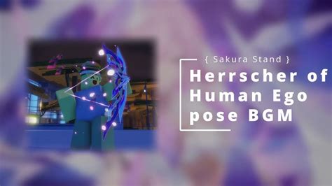 { Sakura Stand } Herrscher of Human Ego pose theme { 사쿠라 스텐드 } 인간의 율자 포즈브금 - YouTube