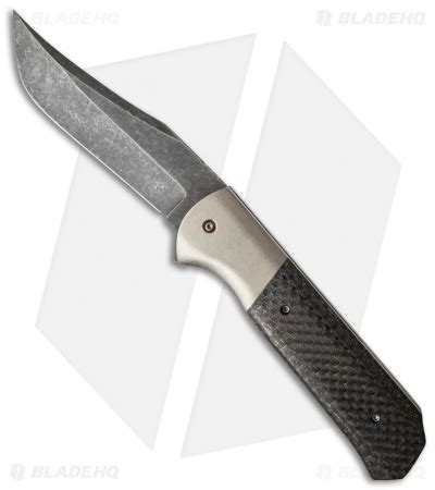 gearsword's Chuck Gedraitis Marauder Flipper Knife LSCF/Titanium (3.75" Acid Wash) Excellent ...