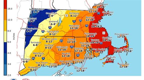 Winter storm update: Rhode Island is in the 12- to 18-inch snow zone