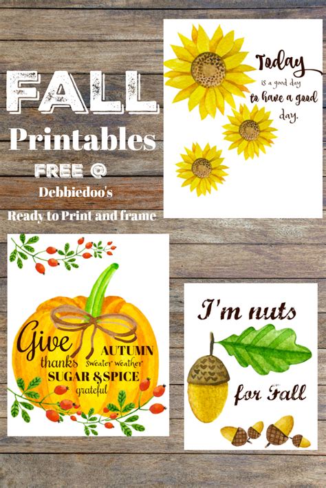 Fall quotes and Printables