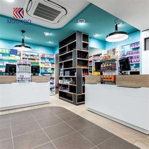 China Customized Retail Pharmacy Shop Counter Design Manufacturers and ...