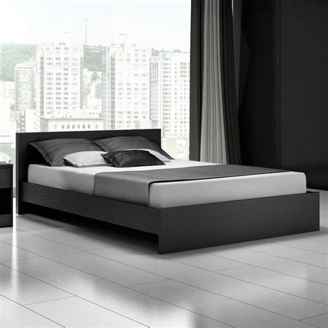 modern platform bed frame … Black Modern Platform Bed Frame – size ...