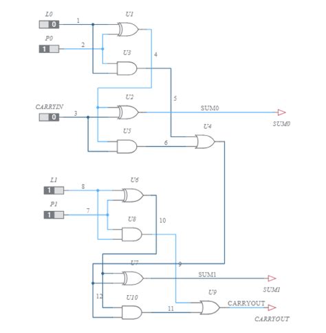 2 Bit Adder Circuit Diagram » Wiring Digital And Schematic