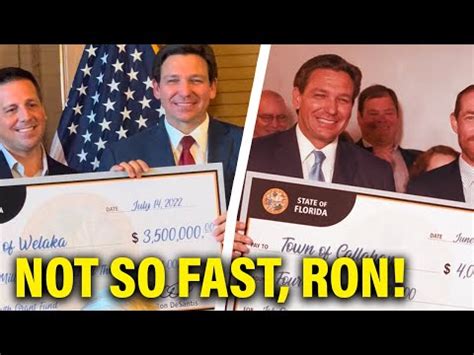 EXPOSED: Ron DeSantis HUMILIATING infrastructure grift routine REVEALED ...