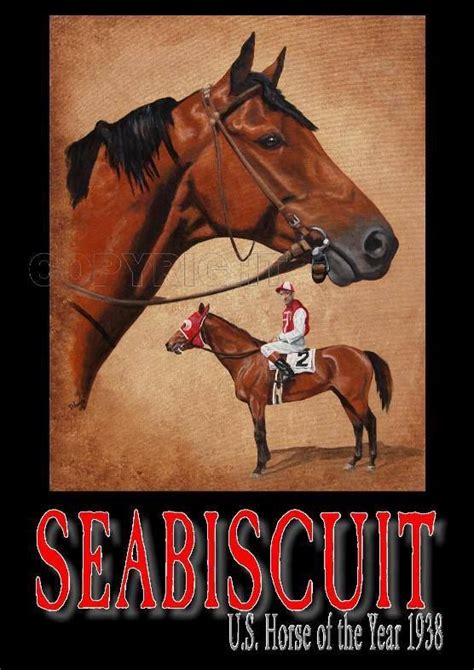 Seabiscuit | Thoroughbred horse racing, Horse posters, Racehorse