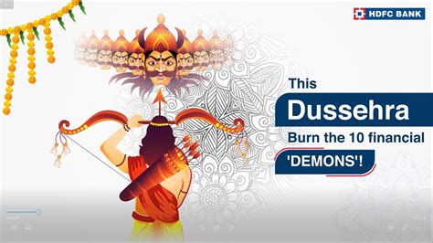 Banish your evil money habits this Dussehra | HDFC Bank - YouTube