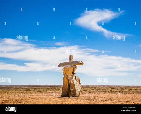 stone man at the John MecDouall Stuart memorial plaque, Lyndhurst ...