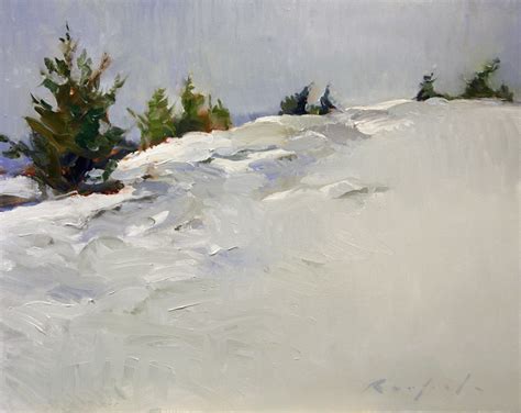 Antti Rautiola: Melting snow paintings