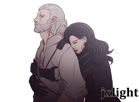 Geralt and Yennefer by jxlight on DeviantArt