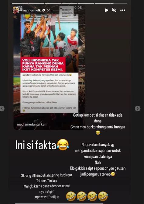 Respons PBVSI Sikapi Kritik Rivan Nurmulki, Ibaratkan Timnas Voli Indonesia Pakai Lagu Bang ...