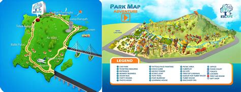 Penang Escape Theme Park Map