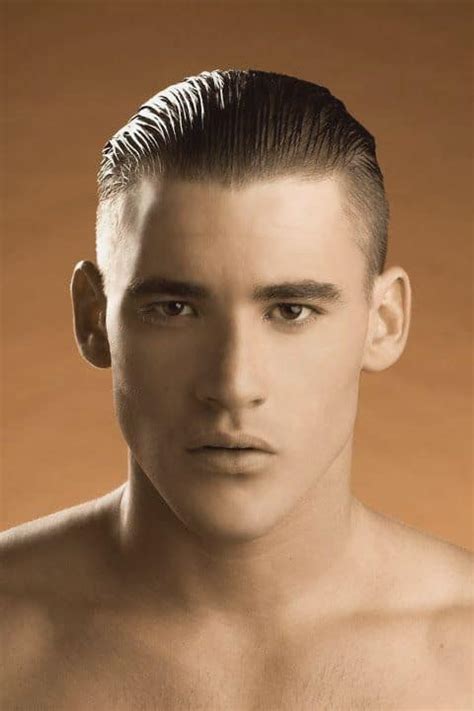 mens slick back hairstyle