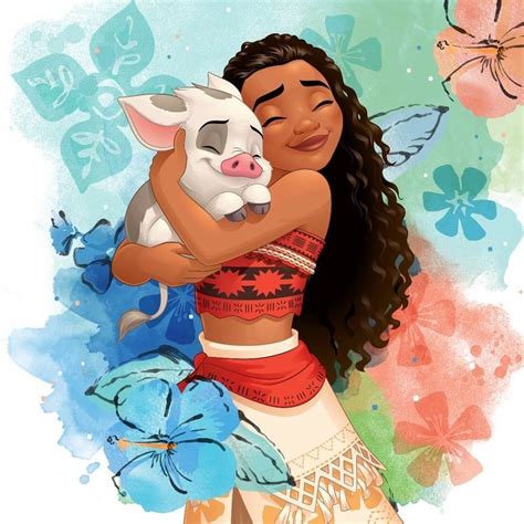 Pin on m | Disney moana art, Disney drawings, Disney collage