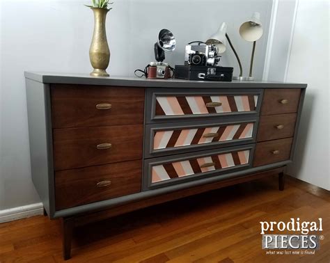 Mid Century Modern Dresser Makeover - Prodigal Pieces