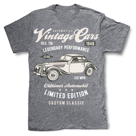 Vintage Cars Custom T-Shirt – Eagle Custom Prints