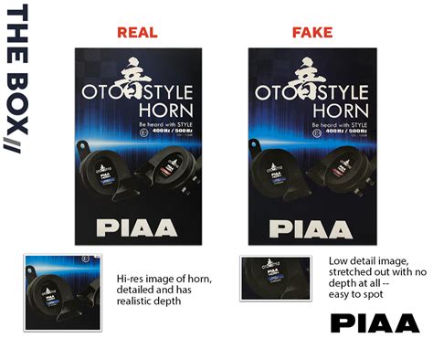 PIAA PH is telling consumers to watch for fake horns