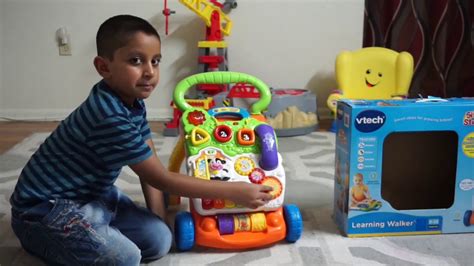 Vtech. Sit To Stand Learning Walker Built by Kid/Assemble & Review by ...