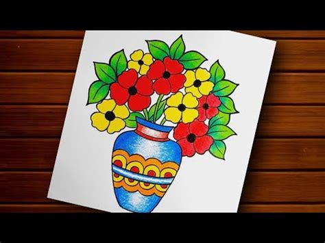 Flower Pot Drawing Images | Best Flower Site