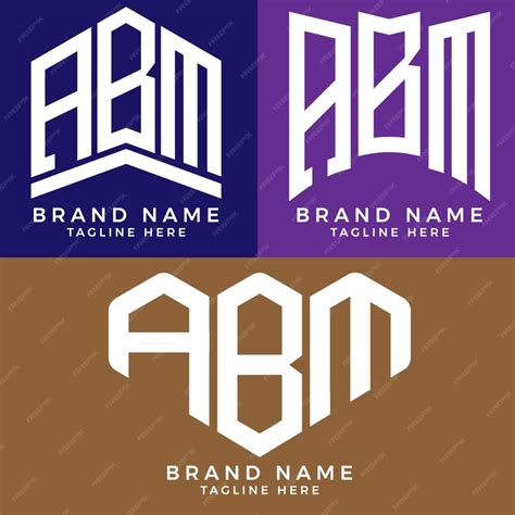 Premium Vector | Abm letter logo. abm best vector image. abm monogram ...