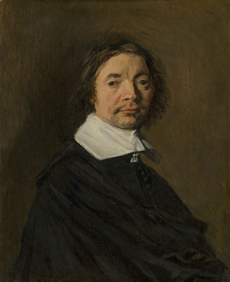 Frans Hals, Portrait of a Man, c. 1660. On view in the Mauritshuis, The Hague. | Portret ...