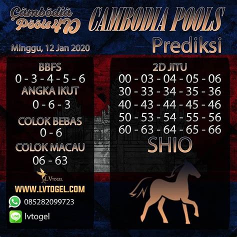 LvTogel di Instagram "Prediksi Togel Cambodia 12 Januari 2020. Ayo ...