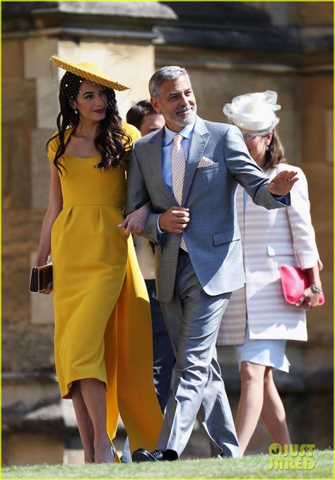 George & Amal Clooney Are Picture Perfect at Royal Wedding!: Photo ...