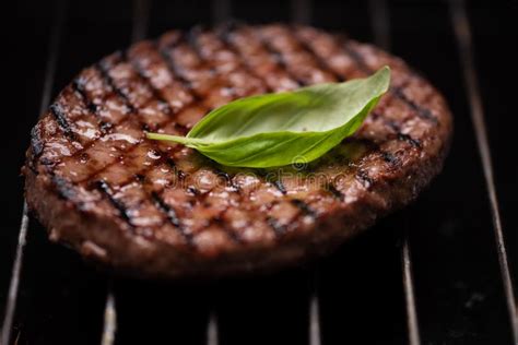 A Beef Burger Grill Cooking Stock Image - Image of metal, meal: 179962769