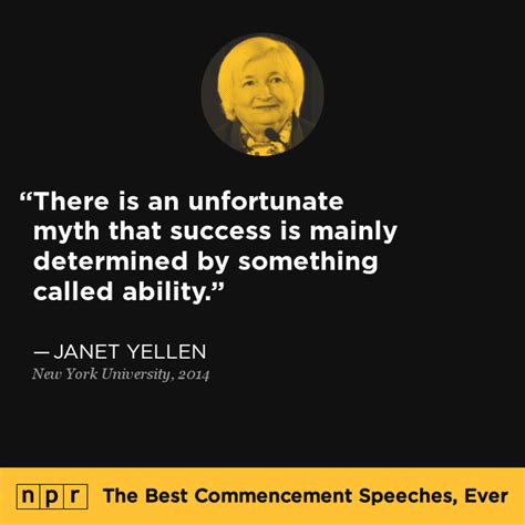 Janet Yellen at New York University, May 21, 2014 : The Best Commencement Speeches, Ever : NPR